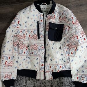 Levi's Paisley Lightweight Insulation Jacket Large Rare